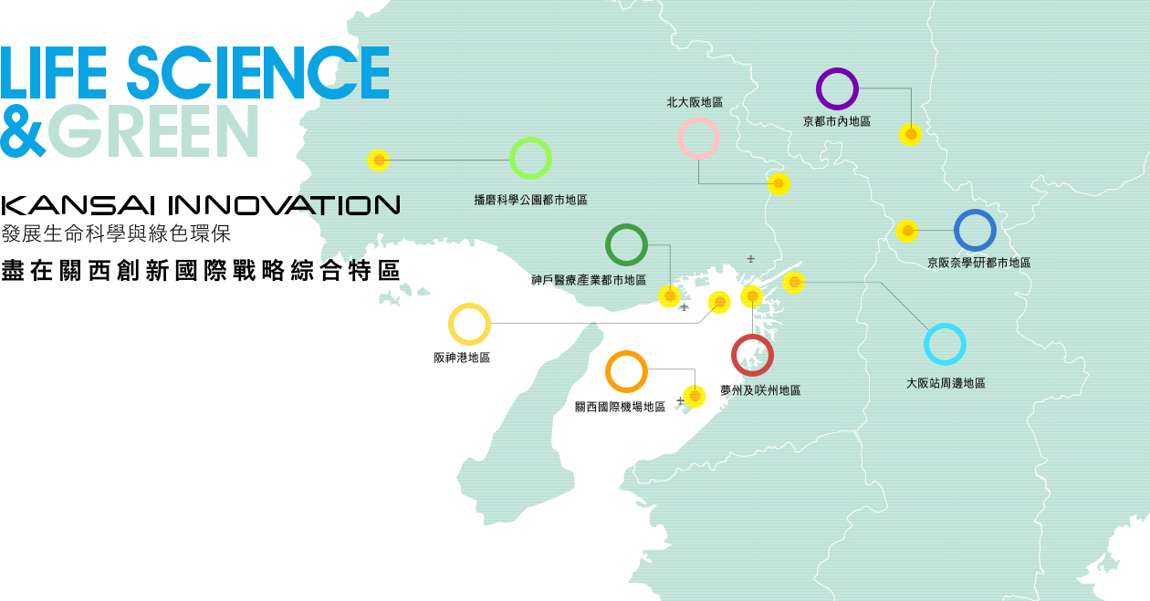 發展生命科學與綠色環保,盡在關西創新國際戰略綜合特區
